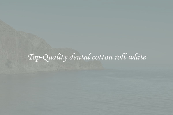 Top-Quality dental cotton roll white