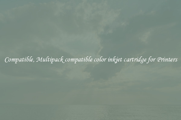 Compatible, Multipack compatible color inkjet cartridge for Printers