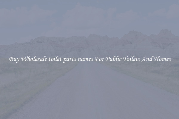 Buy Wholesale toilet parts names For Public Toilets And Homes
