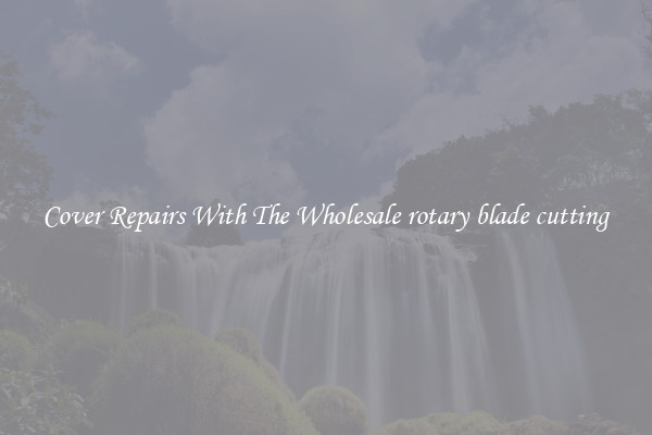  Cover Repairs With The Wholesale rotary blade cutting 