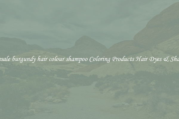 Wholesale burgundy hair colour shampoo Coloring Products Hair Dyes & Shampoos