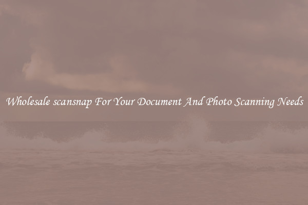 Wholesale scansnap For Your Document And Photo Scanning Needs